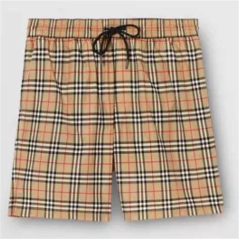 burberry men orange suit|Burberry bathing suit men's.